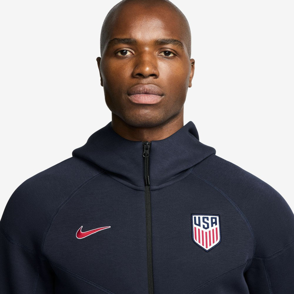 USMNT Tech Fleece Full-Zip Hoodie - Navy | Nike shop