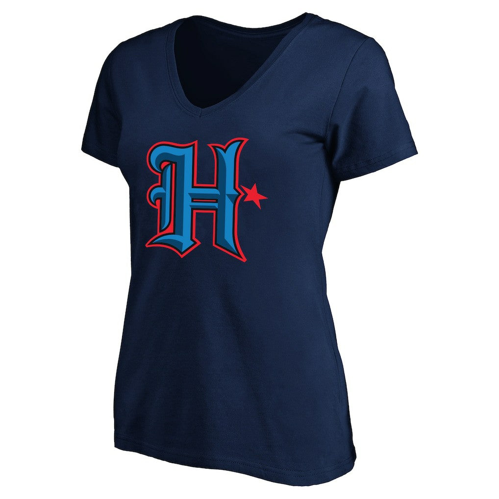 C.J. Stroud Houston Texans Women's Plus Size Fair Catch Name & Number Scoop Neck T-Shirt - Navy on sale