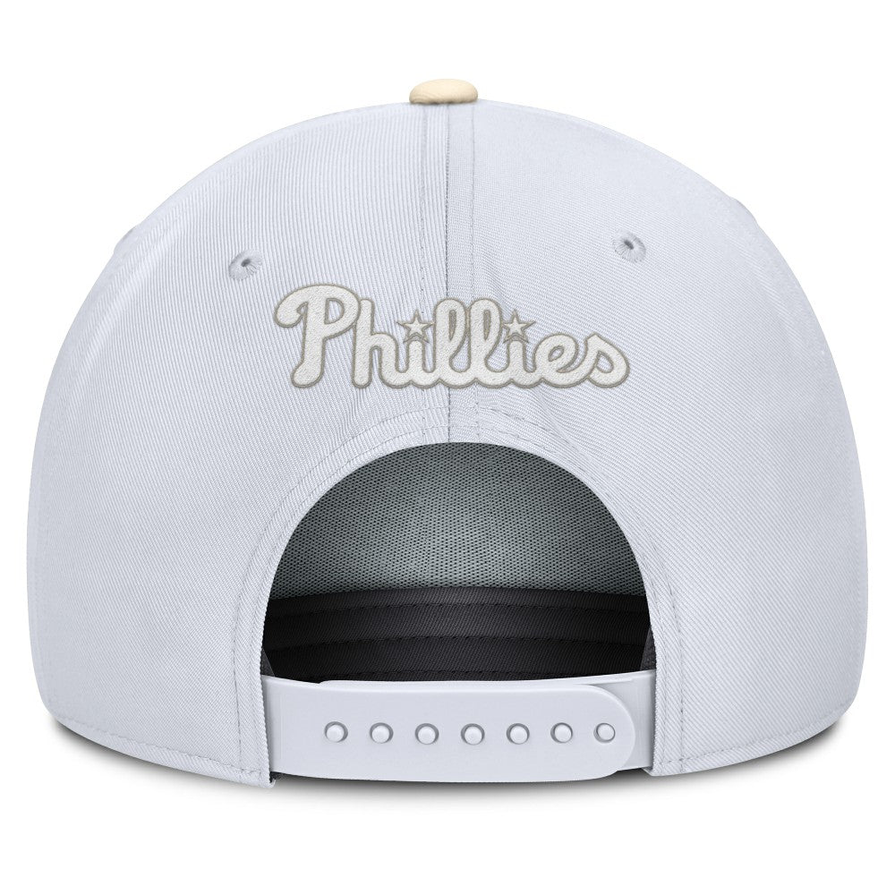 Philadelphia Phillies Pro Performance Snapback Hat - White/Cream | Nike