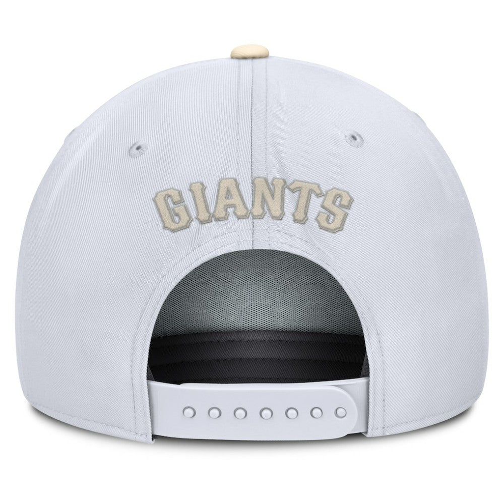 San Francisco Giants Pro Performance Snapback Hat - White/Cream | Nike