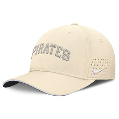 Pittsburgh Pirates Rise Performance Flex Hat - Cream | Nike