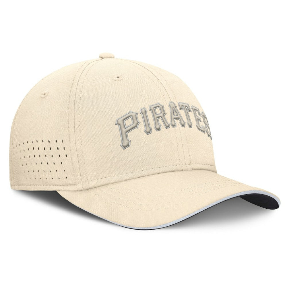 Pittsburgh Pirates Rise Performance Flex Hat - Cream | Nike