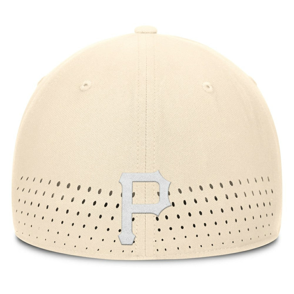 Pittsburgh Pirates Rise Performance Flex Hat - Cream | Nike