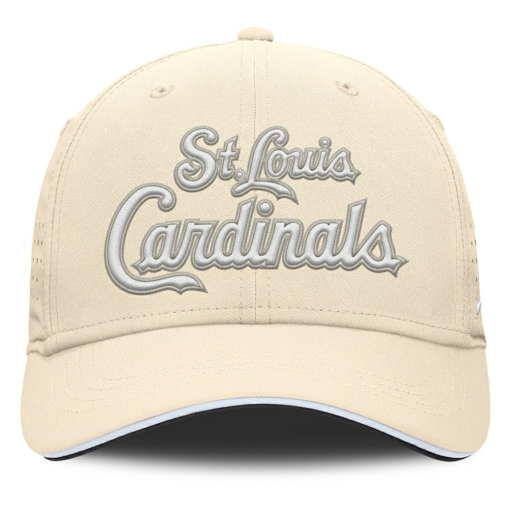 St. Louis Cardinals Rise Performance Flex Hat - Cream | Nike