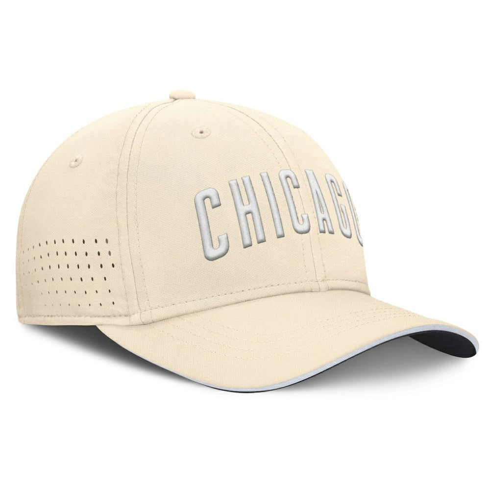 Chicago Cubs Rise Performance Flex Hat - Cream | Nike