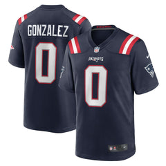 Christian Gonzalez New England Patriots Team Game Jersey - Navy | Nike on sale
