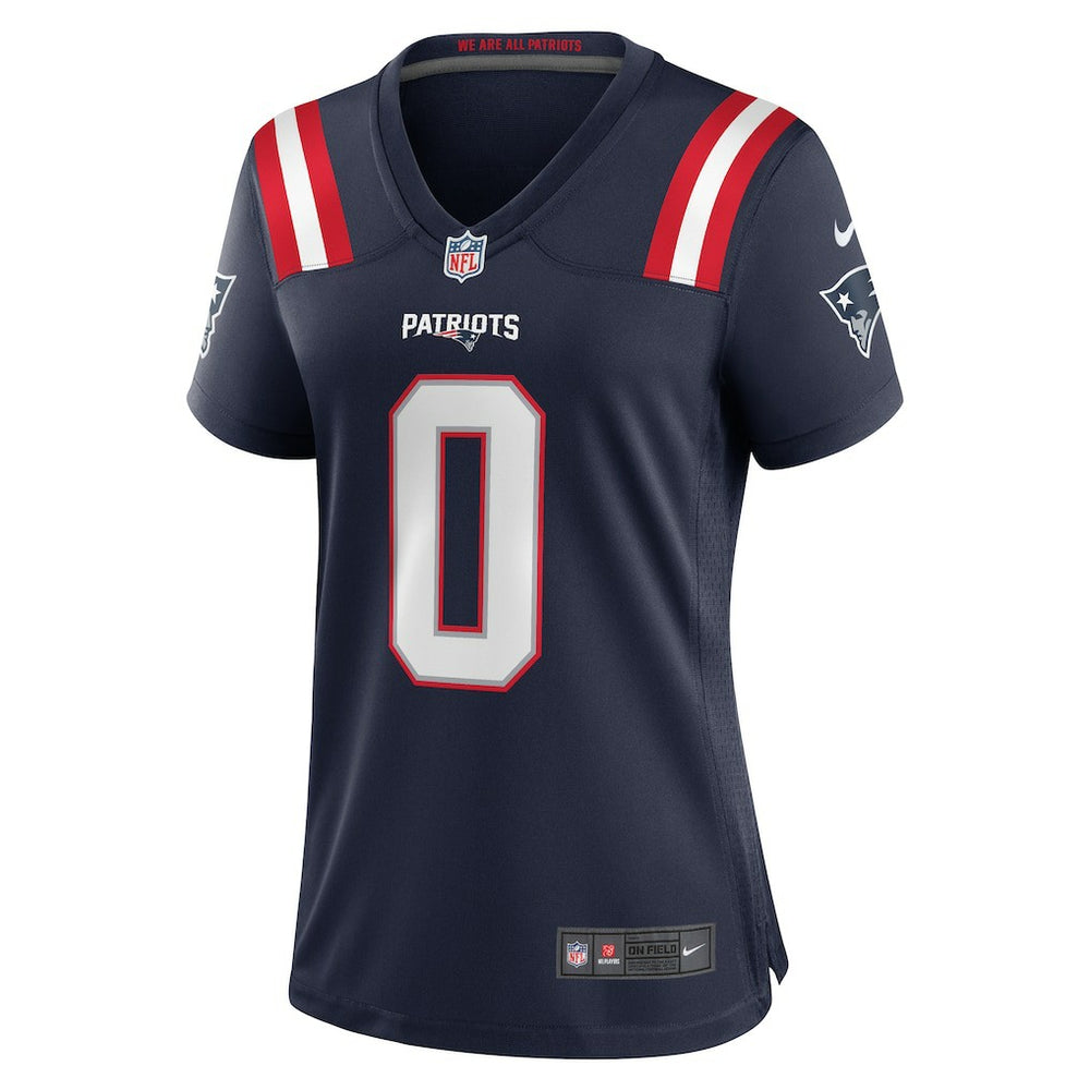 Christian Gonzalez New England Patriots Women's Team Game Jersey - Navy | Nike online