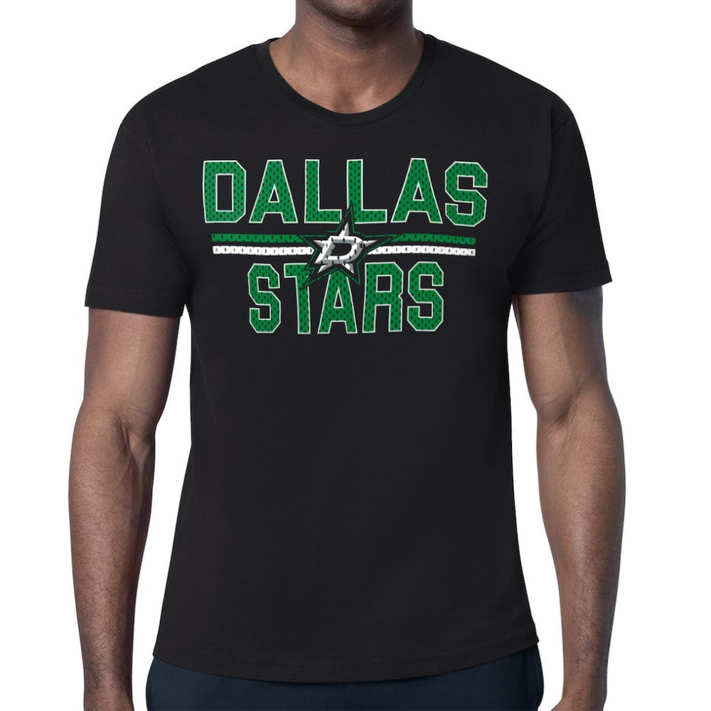 Dallas Stars Starter Mesh Look Team Name T-Shirt Black