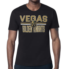 Vegas Golden Knights Starter Mesh Look Team Name T-Shirt Black