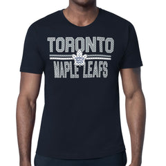 Toronto Maple Leafs Starter Mesh Look Team Name T-Shirt Navy