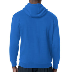 New York Rangers Starter Mesh Look Team Name Logo Tri-Blend Pullover Hoodie Blue