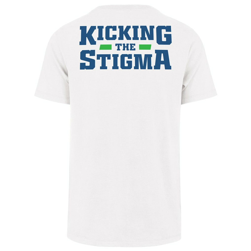 Indianapolis Colts '47 Unisex Mental Health is Health Kicking the Stigma Franklin T-Shirt - White for sale