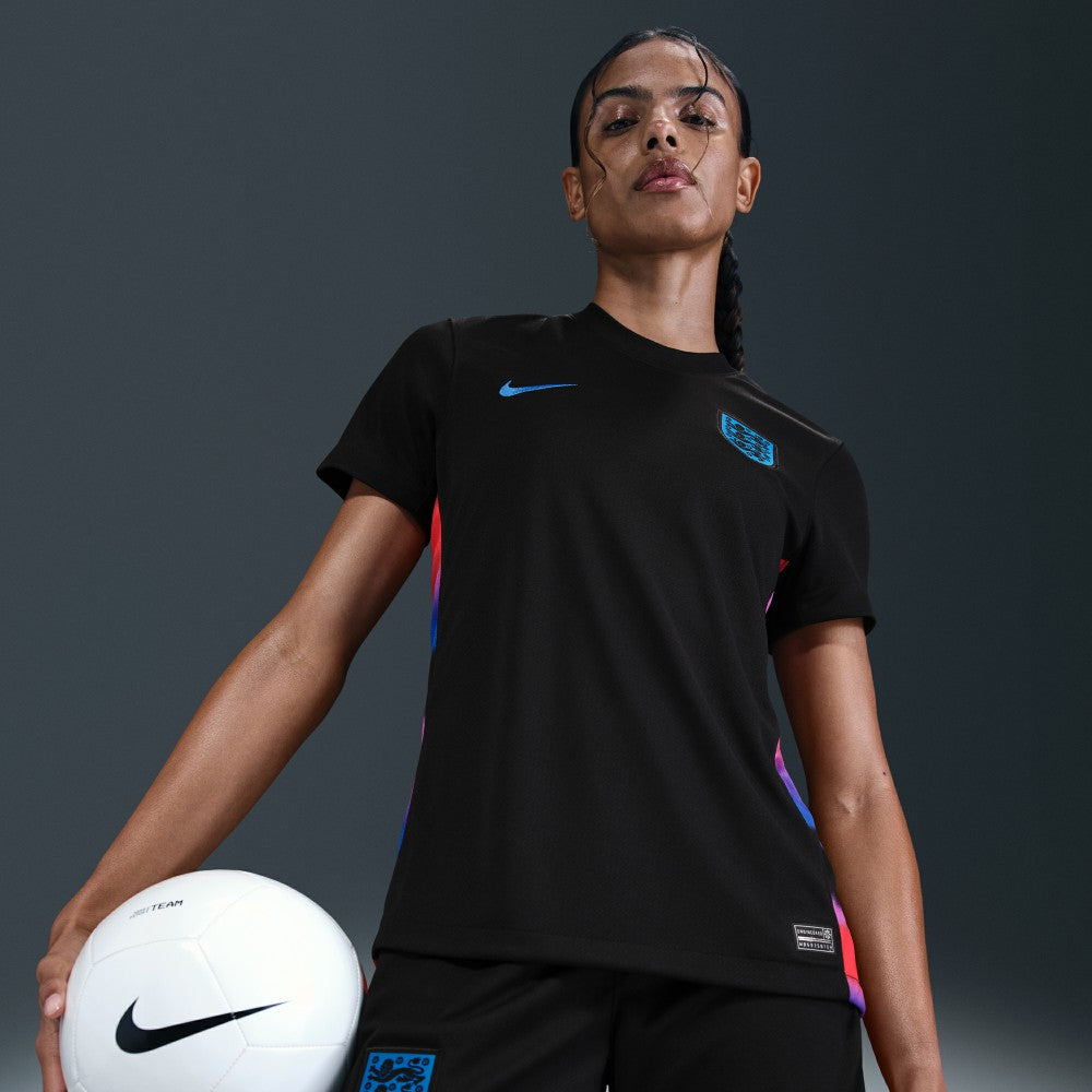 England Women's National Team Women's 2025/26 Away Replica Jersey - Black | Nike discount