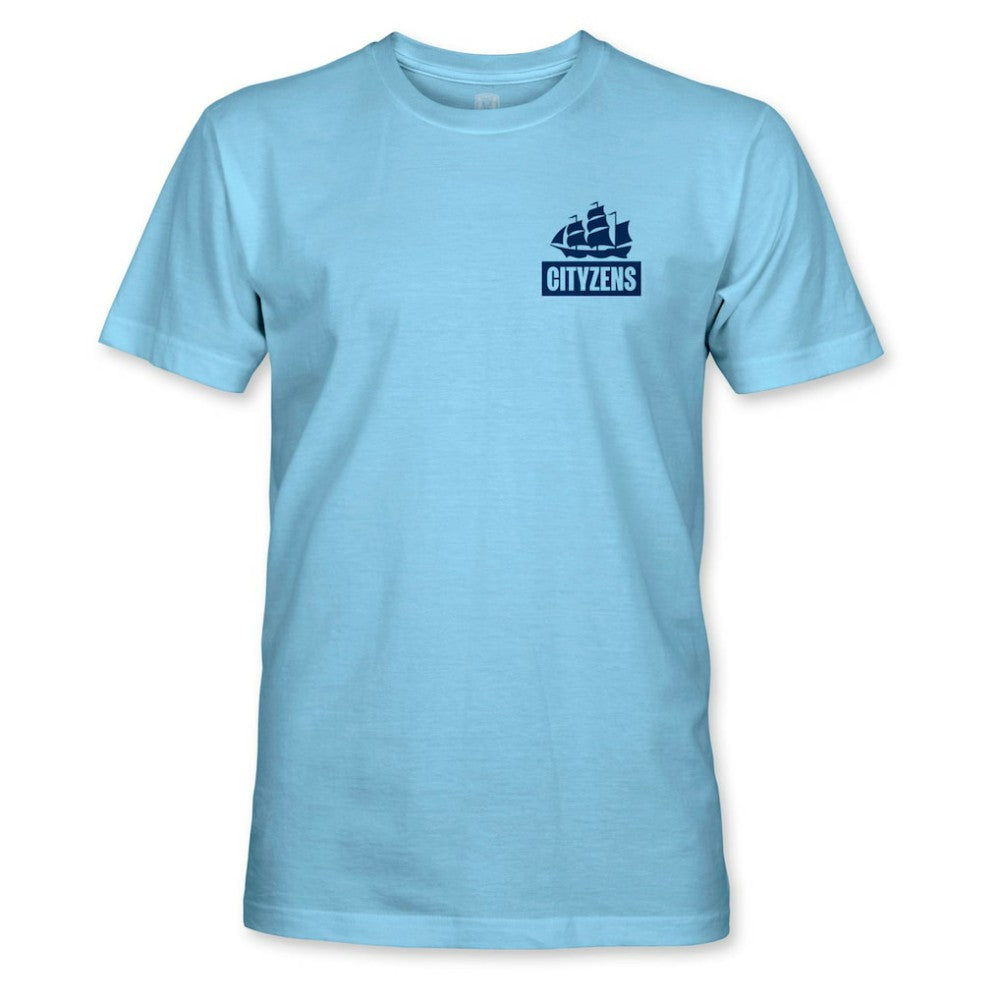 Manchester City 1863FC Our City Arc T-Shirt - Sky Blue cheap