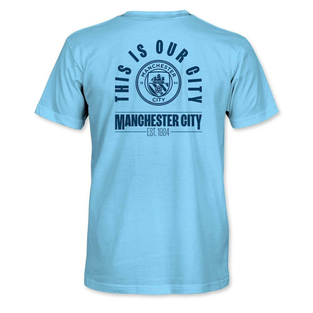 Manchester City 1863FC Our City Arc T-Shirt - Sky Blue cheap