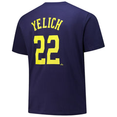 Christian Yelich Milwaukee Brewers Big & Tall Name & Number T-Shirt - Navy