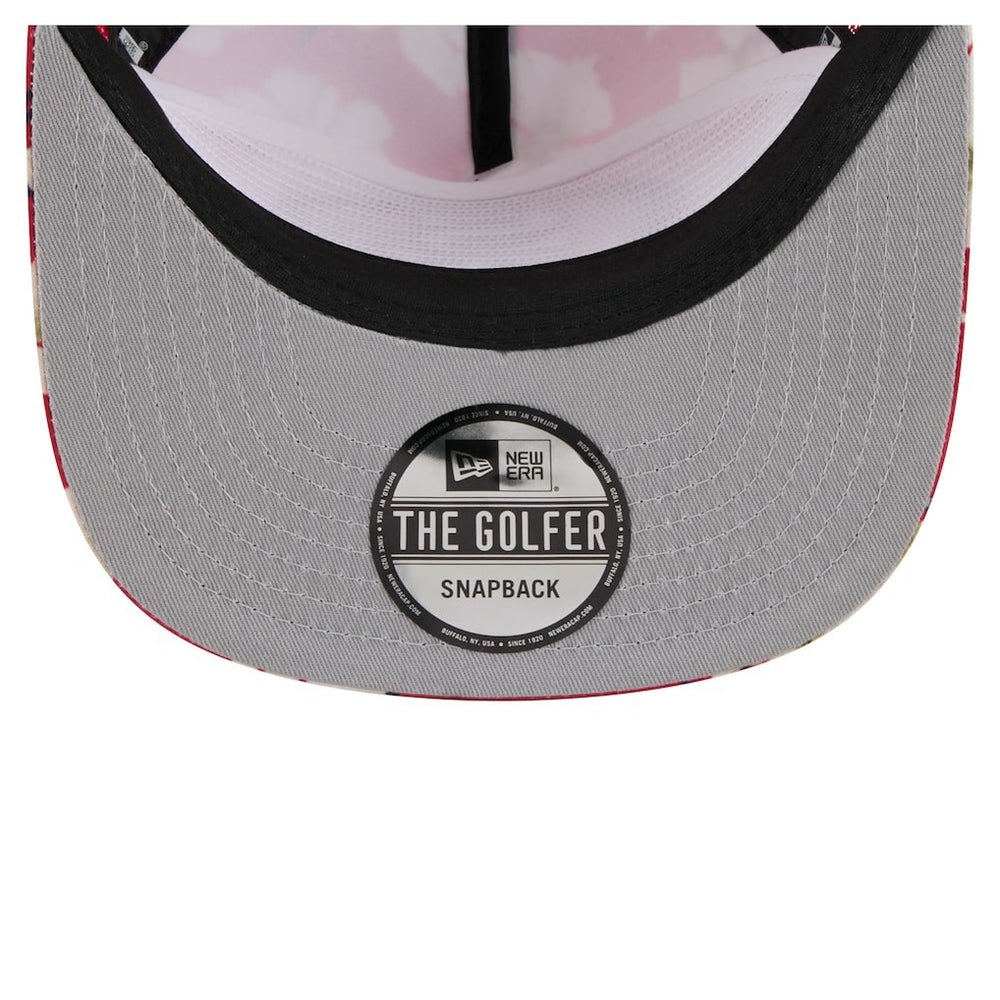 San Francisco 49ers New Era Adventure Pattern Golfer Snapback Hat - Scarlet outlet
