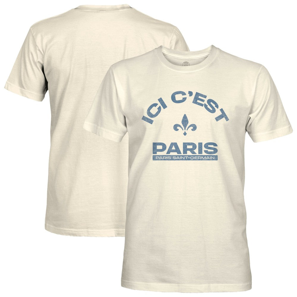 Paris Saint-Germain 1863FC Team Arch T-Shirt - Tan cheap