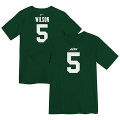 Garrett Wilson New York Jets Preschool Player Name & Number T-Shirt - Green | Nike online