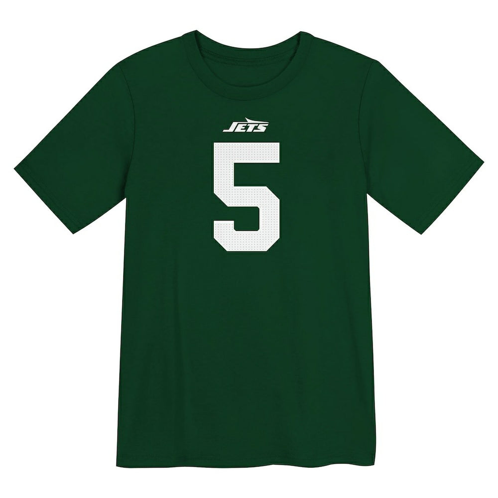 Garrett Wilson New York Jets Preschool Player Name & Number T-Shirt - Green | Nike online