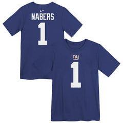 Malik Nabers New York Giants Preschool Name & Number T-Shirt - Royal | Nike discount
