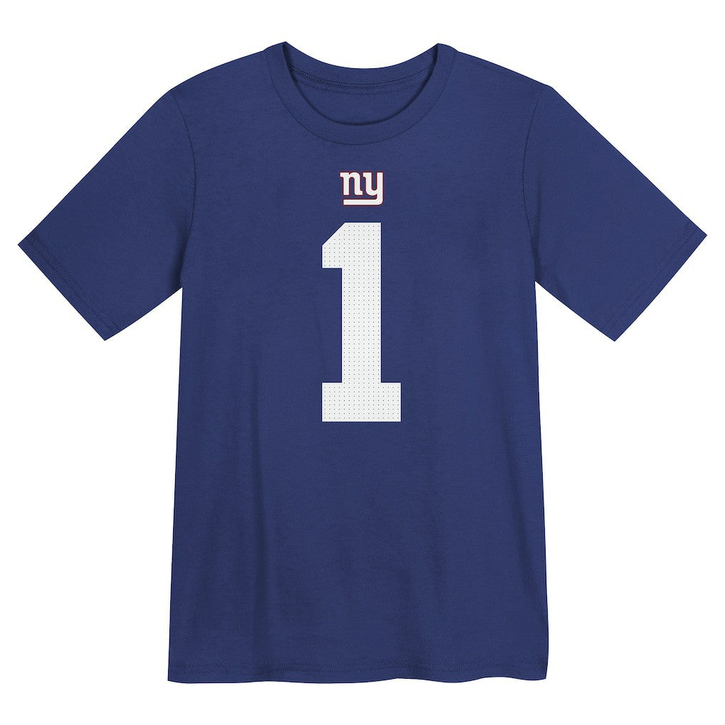 Malik Nabers New York Giants Preschool Name & Number T-Shirt - Royal | Nike discount