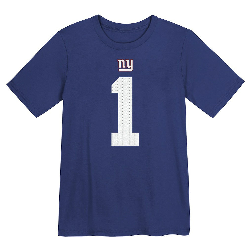 Malik Nabers New York Giants Preschool Name & Number T-Shirt - Royal | Nike discount