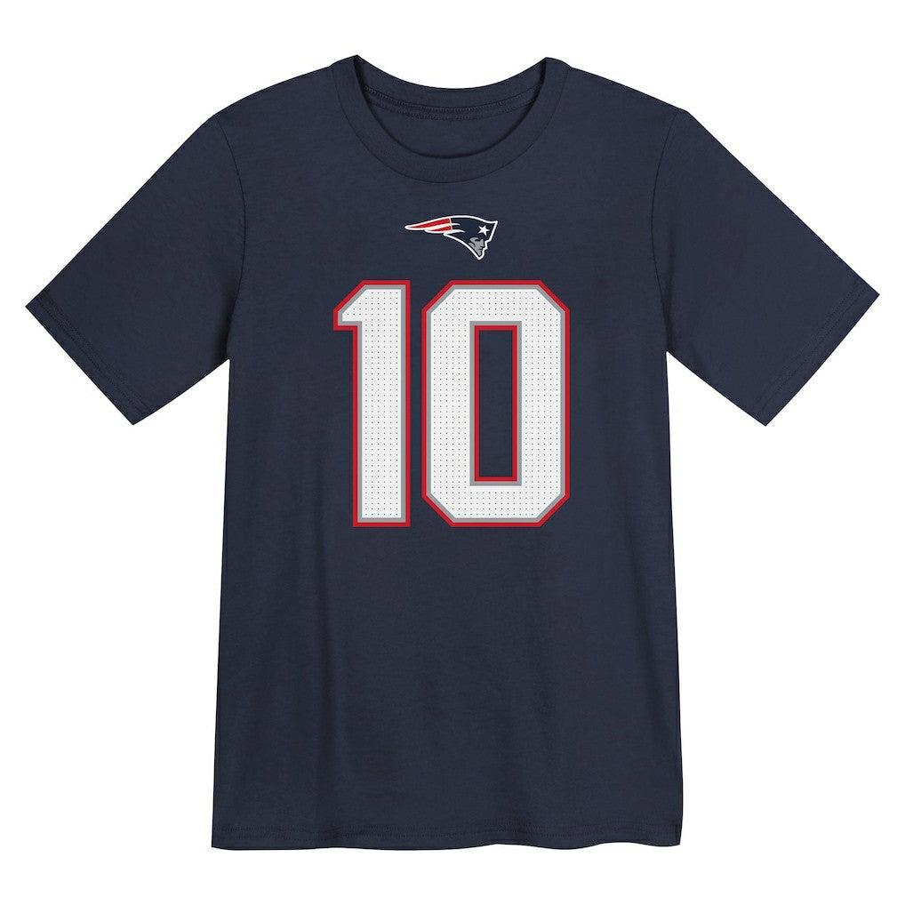 Drake Maye New England Patriots Preschool Player Name & Number T-Shirt - Navy | Nike sale