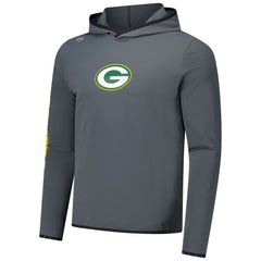 Green Bay Packers Greyson Clothiers Colorado Long Sleeve Hoodie T-Shirt - Charcoal on sale