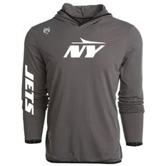 New York Jets Greyson Clothiers Colorado Long Sleeve Hoodie T-Shirt - Gray on sale