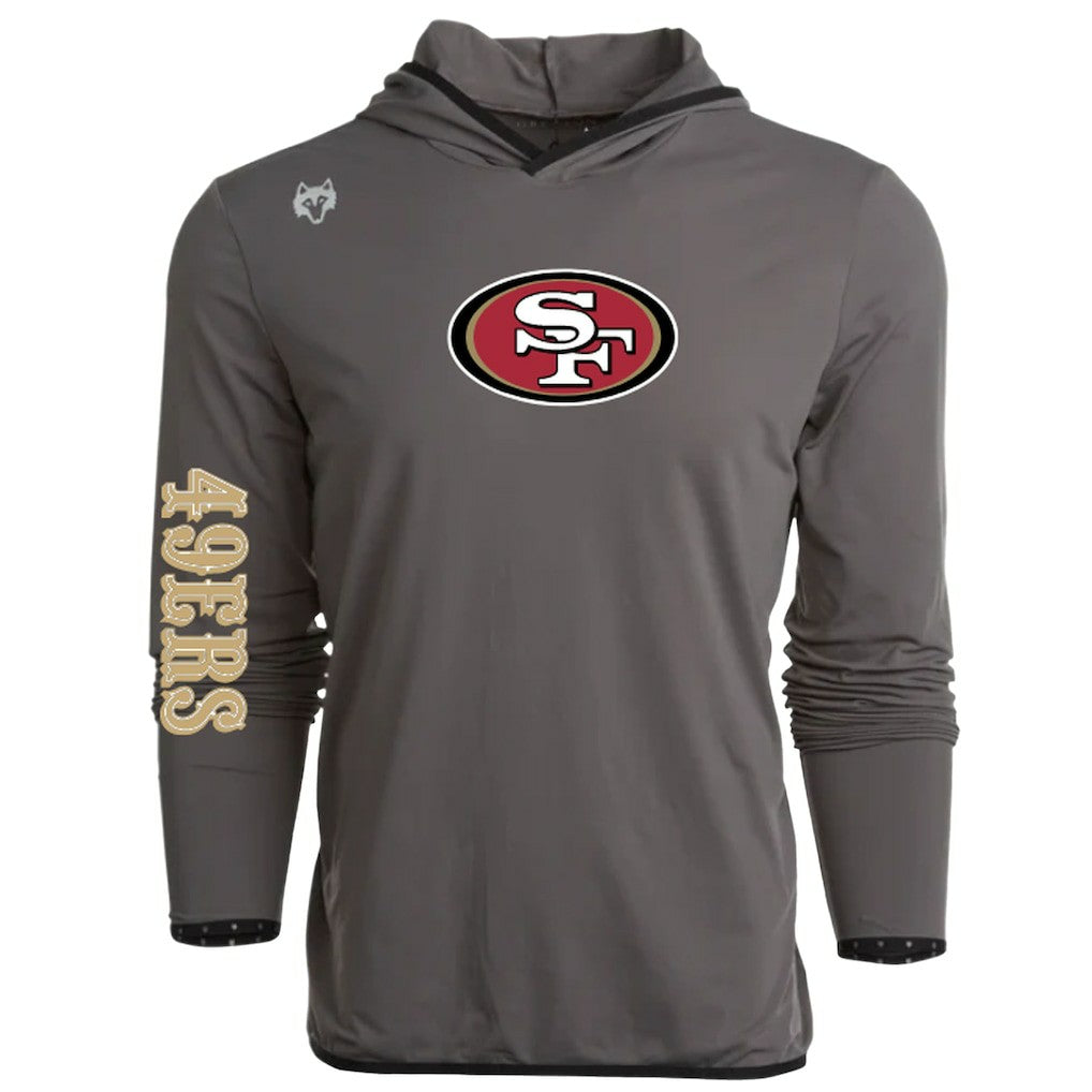 San Francisco 49ers Greyson Clothiers Colorado Long Sleeve Hoodie T-Shirt - Gray outlet