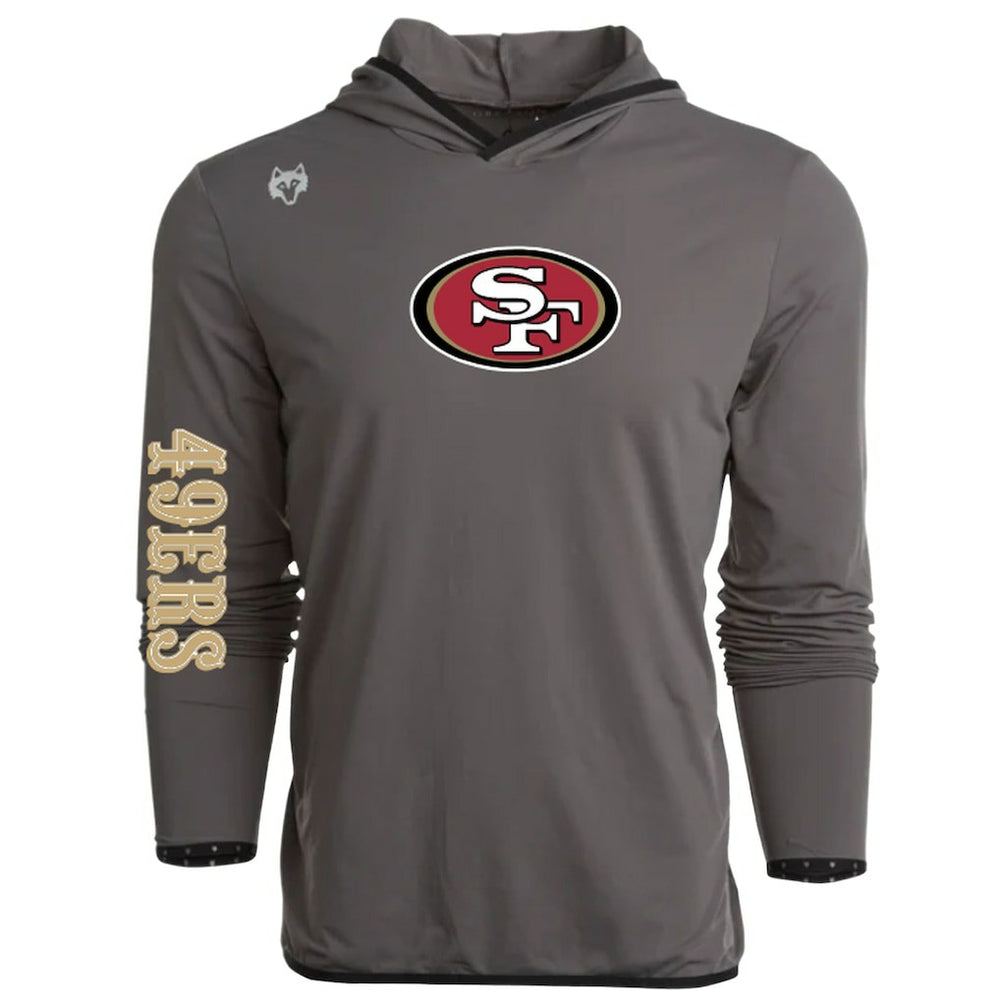 San Francisco 49ers Greyson Clothiers Colorado Long Sleeve Hoodie T-Shirt - Gray outlet