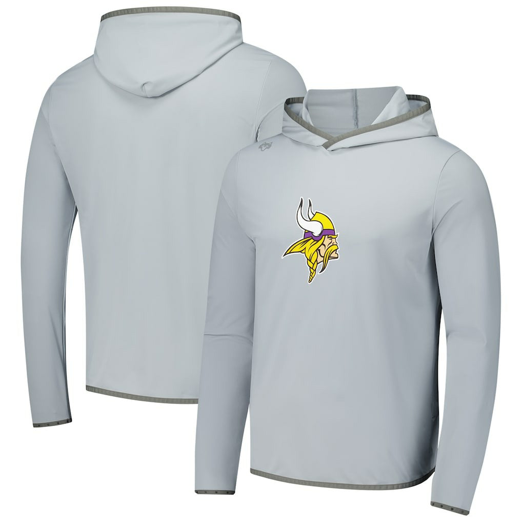 Minnesota Vikings Greyson Clothiers Colorado Long Sleeve Hoodie T-Shirt - Gray outlet