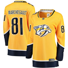 Jonathan Marchessault Nashville Predators Fanatics Women's Breakaway Jersey Gold