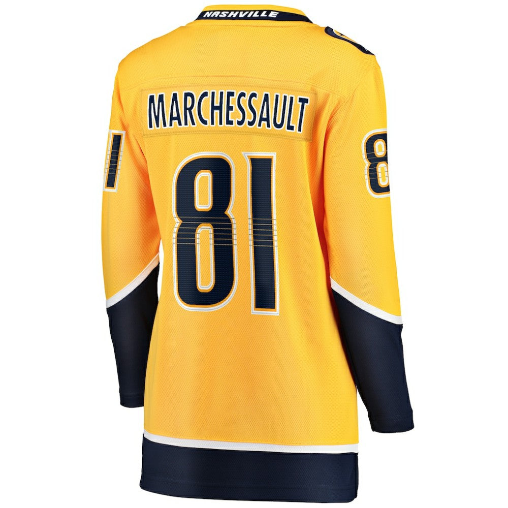 Jonathan Marchessault Nashville Predators Fanatics Women's Breakaway Jersey Gold