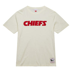 Kansas City Chiefs Vintage Logo Heritage Slub T-Shirt - Cream for sale