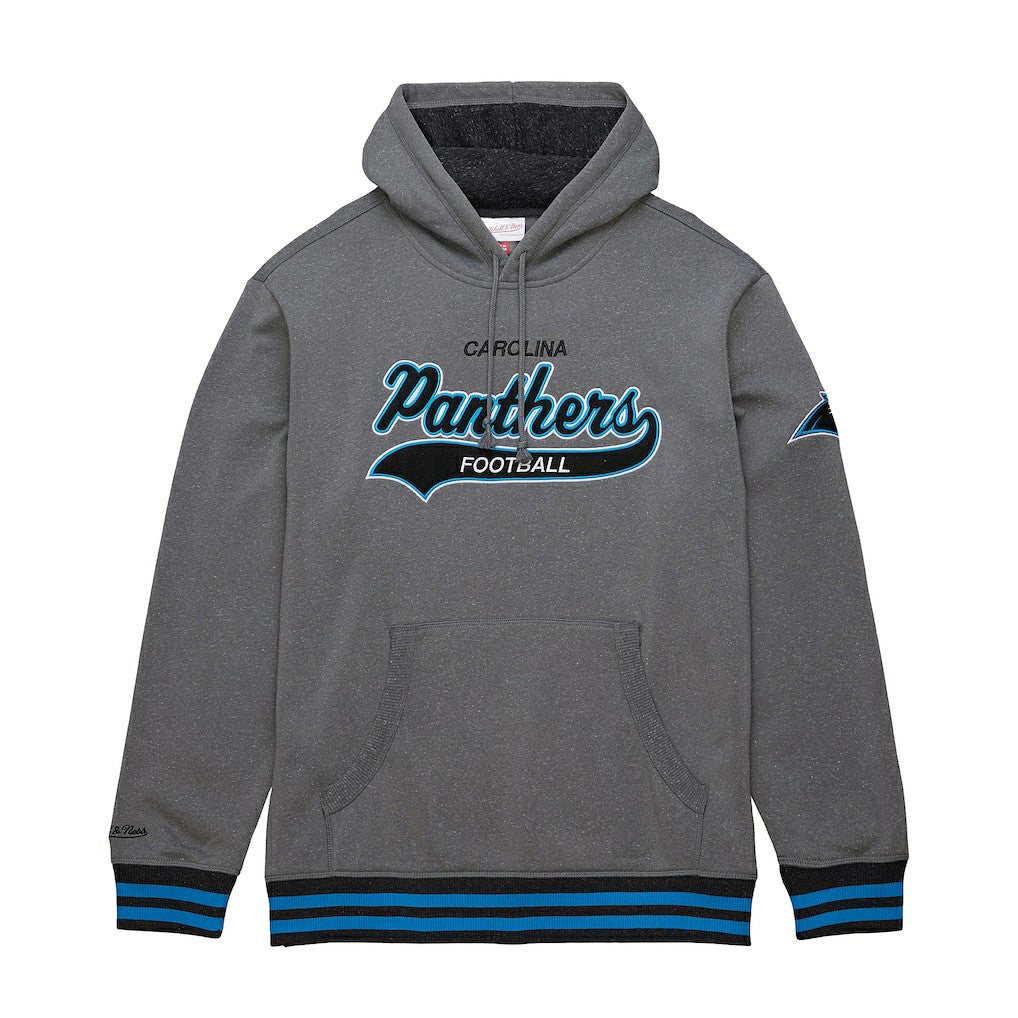 Carolina Panthers Vintage Logo Snow Washed Fleece Pullover Hoodie - Heather Gray outlet