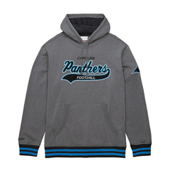 Carolina Panthers Vintage Logo Snow Washed Fleece Pullover Hoodie - Heather Gray outlet