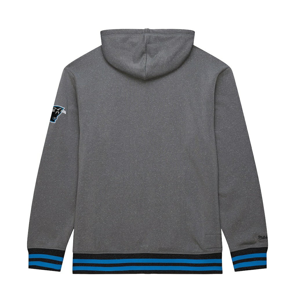 Carolina Panthers Vintage Logo Snow Washed Fleece Pullover Hoodie - Heather Gray outlet
