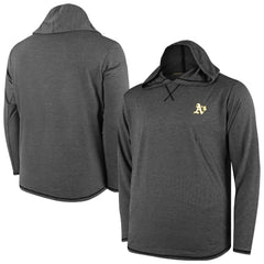 Athletics Butter Stripe Tri-Blend Long Sleeve Hoodie T-Shirt - Black