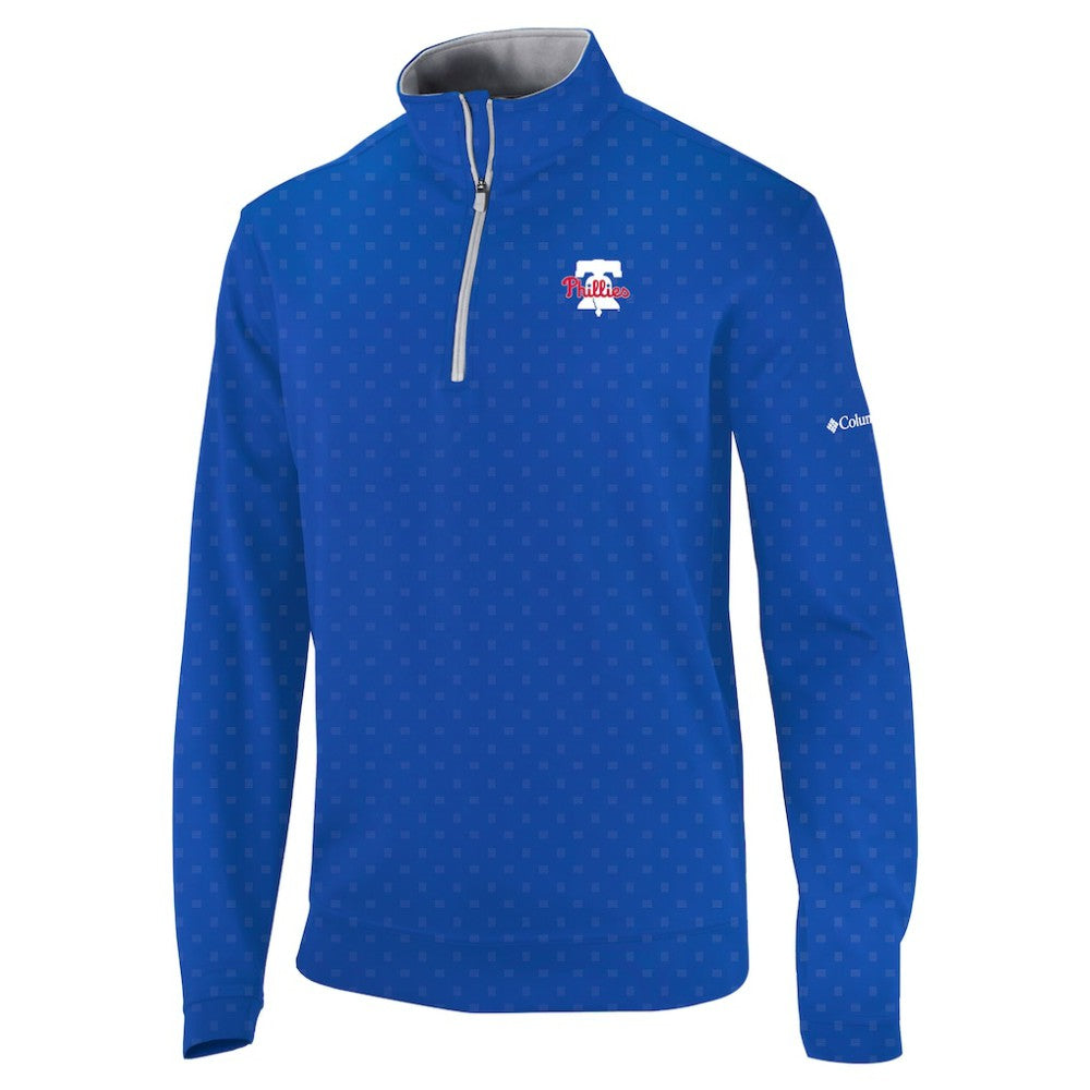 Philadelphia Phillies Wickham Hills Omni-Wick Quarter-Zip Jacket - Royal | Columbia