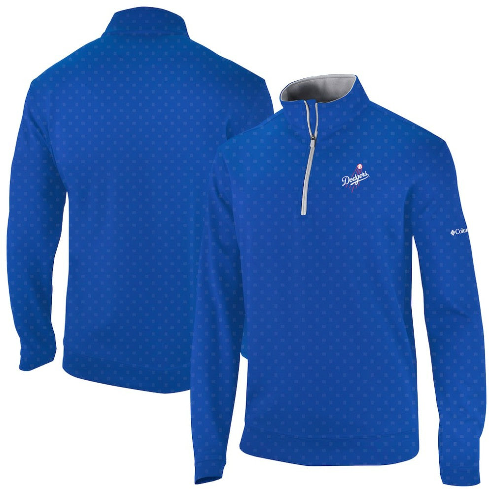 Los Angeles Dodgers Wickham Hills Omni-Wick Quarter-Zip Jacket - Royal | Columbia