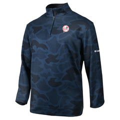 New York Yankees Wickham Hills Omni-Wick Quarter-Zip Jacket - Camo | Columbia