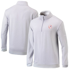 New York Yankees Omni-Wick Even Lie Quarter-Zip Pullover Top - Gray | Columbia