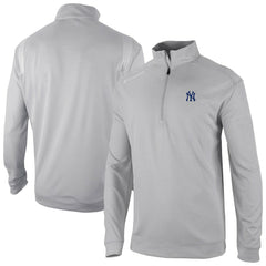 New York Yankees Oakland Downs Omni-Wick Quarter-Zip Top - Gray | Columbia