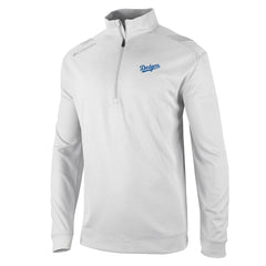 Los Angeles Dodgers Oakland Downs Omni-Wick Quarter-Zip Top - White | Columbia