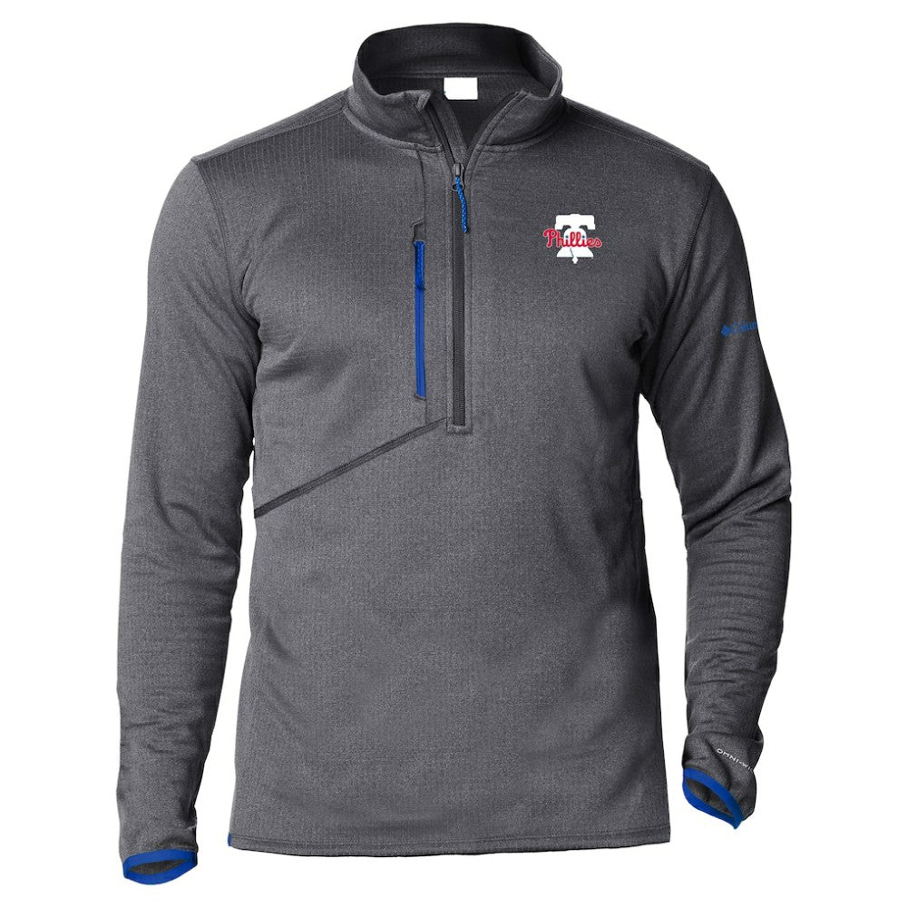 Philadelphia Phillies Park View Omni-Wick Half-Zip Top - Royal | Columbia