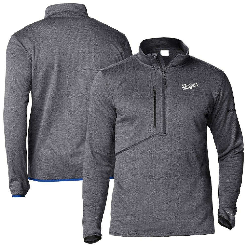 Los Angeles Dodgers Park View Omni-Wick Half-Zip Top - Black | Columbia