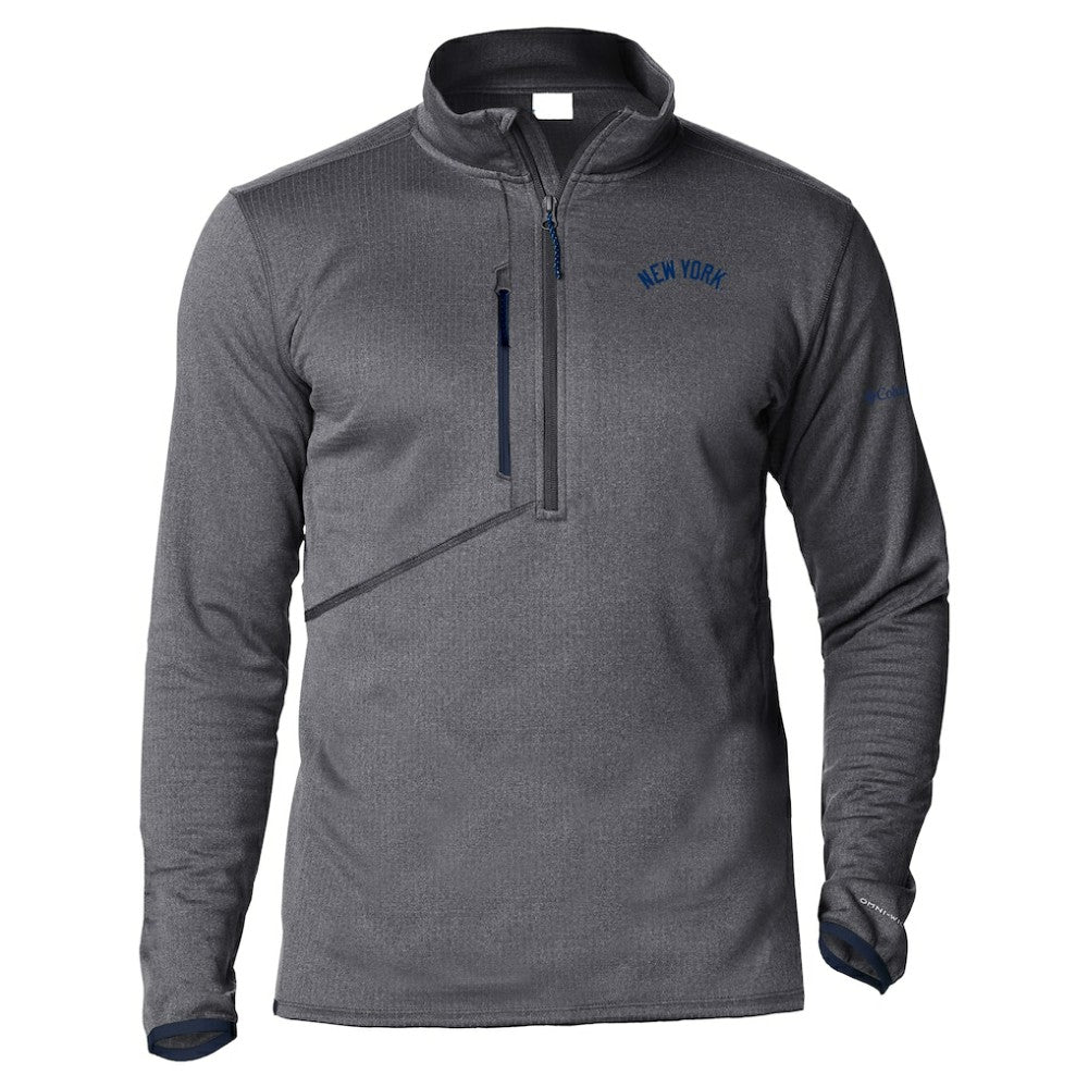 New York Yankees Park View Omni-Wick Half-Zip Top - Navy | Columbia