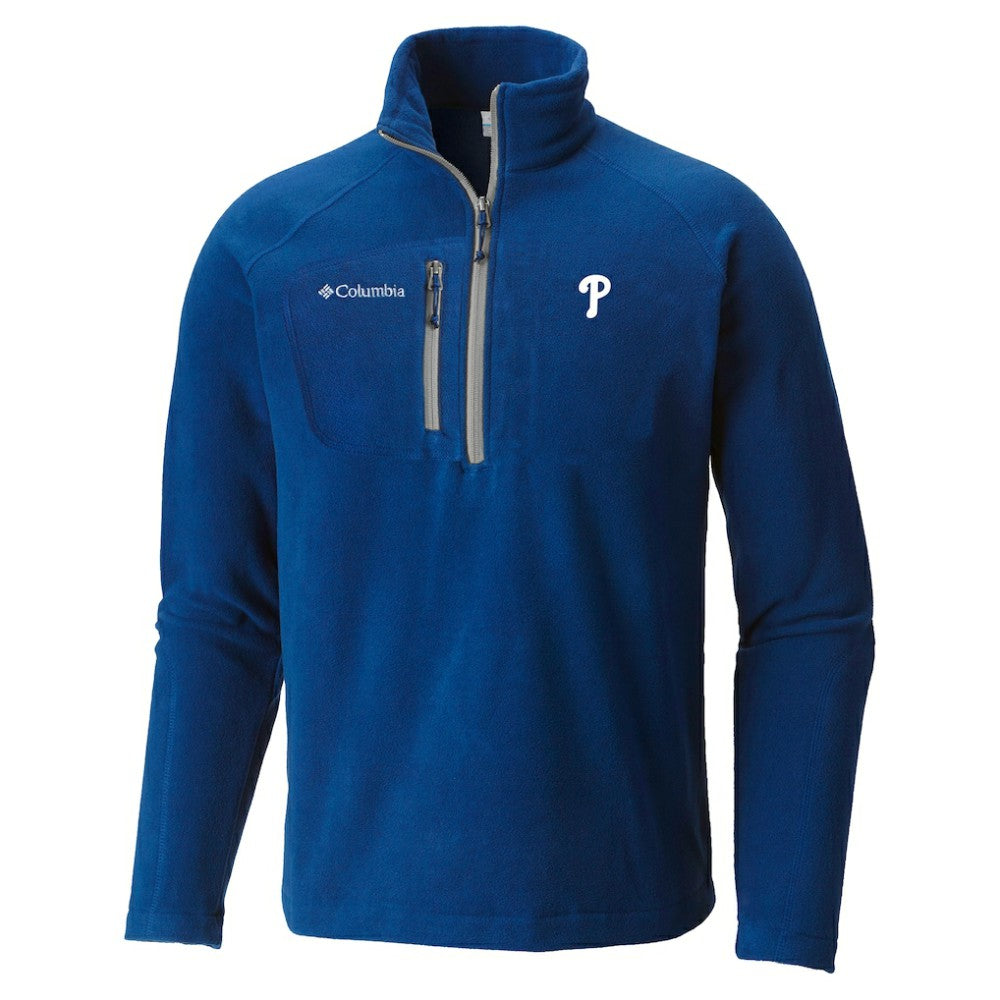 Philadelphia Phillies Fast Trek III Half-Zip Fleece Pullover - Royal | Columbia
